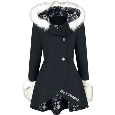 Alice i Underlandet - Disney Kort rock - Wonderland - S XL - för Dam - svart