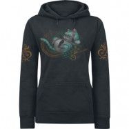 Alice i Underlandet - Disney Luvtröja - Cheshire Cat - About Time - M XXL - för Dam - svart