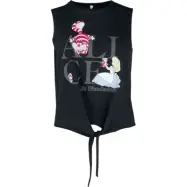 Alice i Underlandet - Disney Topp - Alice - Wording - S 3XL - för Dam - svart