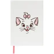 Aristocats - Disney Anteckningsbok - Notizbuch - Premium - Plüsch-Einband - Bonjour Marie - för None - vit