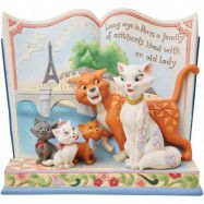 Aristocats - Disney Staty - Long ago in Paris - Aristocats Storybook Figurine - för  flerfärgad