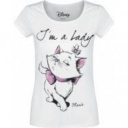 Aristocats - Disney T-shirt - Marie - I'm A Lady - S XXL - för Dam - vit