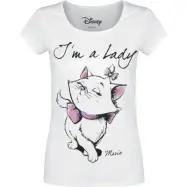 Aristocats - Disney T-shirt - Marie - I'm A Lady - S L - för Dam - vit