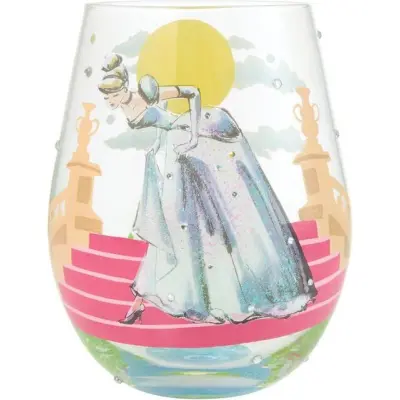 Askungen - Disney Dricksglas - If the Show Fits (Cinderella) Stemless Glass by Lolita - för None - flerfärgad