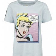 Askungen - Disney T-shirt - Disney Princess - Picnic Collection - Cinderella - S XXL - för Dam - ljusblå
