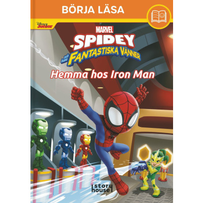 Börja Läsa Spidey Hemma hos Iron Man - Spidey and His Amazing Friends -  Leksaksaffären