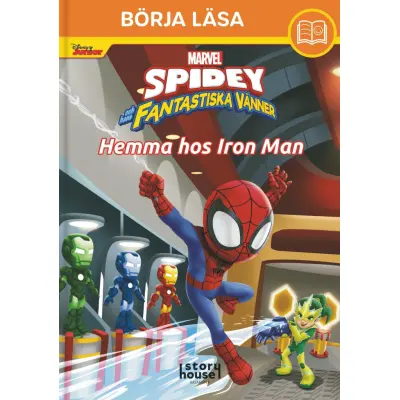 Börja Läsa Spidey Hemma hos Iron Man - Spidey and His Amazing Friends -  Leksaksaffären