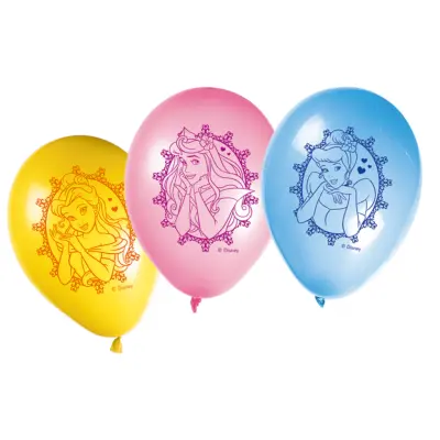 Ballonger Disney Prinsessor 2 - 8-pack