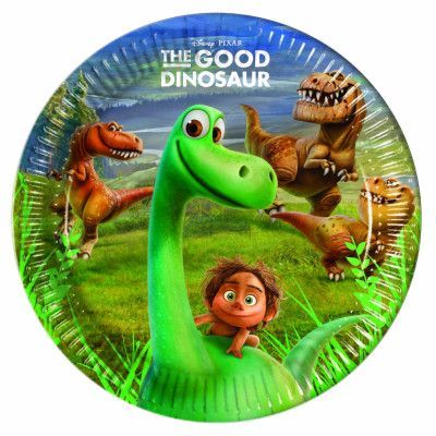 Decorata Den Gode Dinosaurien, Tallrik 23 cm 8 st