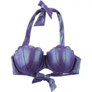 Den lilla sjöjungfrun - Disney Bikini-överdel - Scales - S M - för Dam - grön/lila