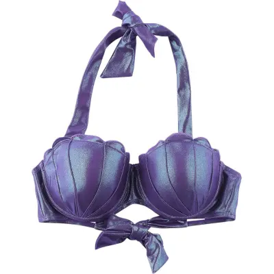 Den lilla sjöjungfrun - Disney Bikini-överdel - Scales - S M - för Dam - grön/lila