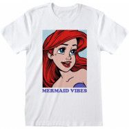 Den lilla sjöjungfrun - Disney T-shirt - Disney Little Mermaid - Mermaid Vibes - M L - för Dam - vit