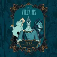 Disney - Anime Kalender - Disney Villains Wandkalender 2026 - för flerfärgad