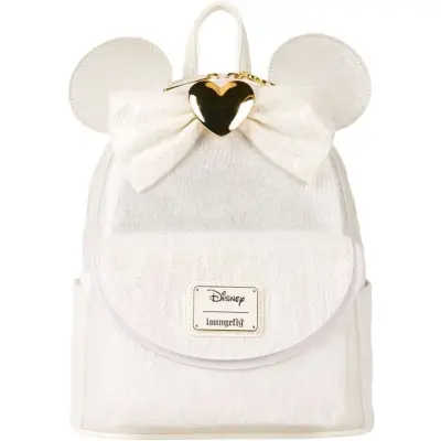 Disney - Anime Miniryggsäckar - Loungefly - Wedding Backpack - för Dam - vit/guld
