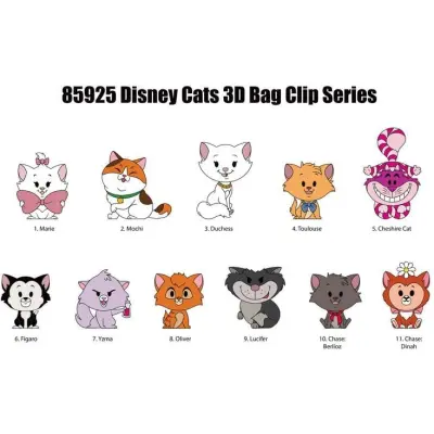 Disney - Anime Ryggsäckshänge - Cats - Mystery - för None - flerfärgad