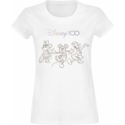 Disney - Anime T-shirt - Disney 100 - 100 Years of Wonder - L XL - för Dam - vit