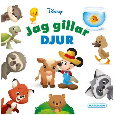 Disney Baby Jag gillar djur Pekbok - Disney -  Leksaksaffären