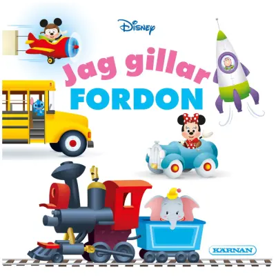 Disney Baby Jag gillar fordon Pekbok - Disney -  Leksaksaffären