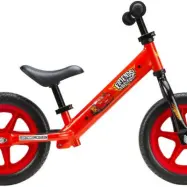 Disney - Balanscykel - Cars Lightning Mcqueen 12 Tum Junior Röd