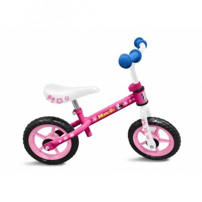 Disney - Balanscykel - Loopfiets Minnie Mouse 10 Tum Rosa/Vit