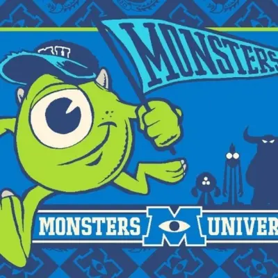 Disney - Barnmatta - Monsters University - 133 x 95 cm