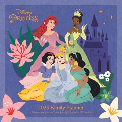 Disney - Disney Kalender - Princess - Familjekalender 2025 - för  flerfärgad