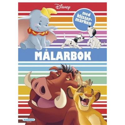 Disney klassiker Målarbok med klistermärken