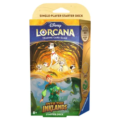 Disney Lorcana Into The Inklands Starter Deck Ruby&Sapphire - Disney Lorcana -  Leksaksaffären