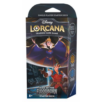 Disney Lorcana Rise of the Floodborn Starter Deck Amethyst&Steel - Disney Lorcana -  Leksaksaffären