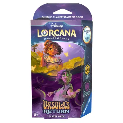 Disney Lorcana Ursula's Return Starter Deck Sapphire&Steel - Disney Lorcana -  Leksaksaffären