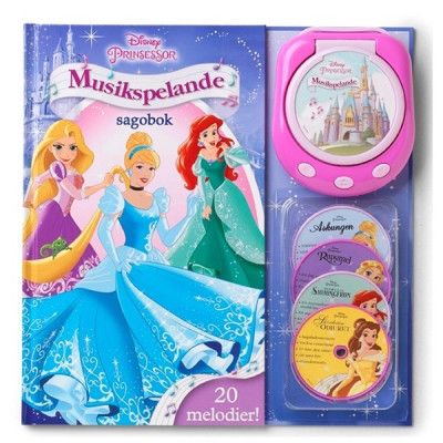 StorOchLiten Disney Princess, Prinsessor bok med musik
