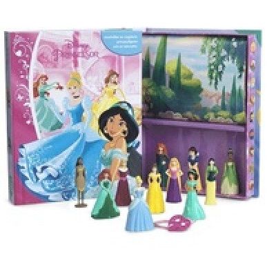 StorOchLiten Disney Princess, Sagobok med figurer&lekmatta
