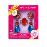 Disney Princess Style Smycken Blå&Röd Örhängen&Ring - Disney -  Leksaksaffären