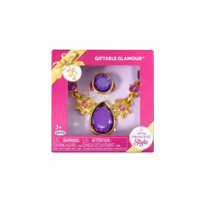 Disney Princess Style Smycken Rosa&Lila Halsband&Ring - Disney -  Leksaksaffären