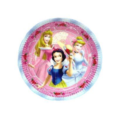 StorOchLiten Disney Princess, Tallrikar, 8 st, 23 cm