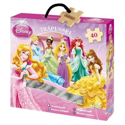 Disney Prinsessor - Träpussel 40 bitar