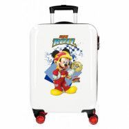 Disney - Resväska Mickey Mouse 33 Liter 38 X 55 Cm Abs Vit