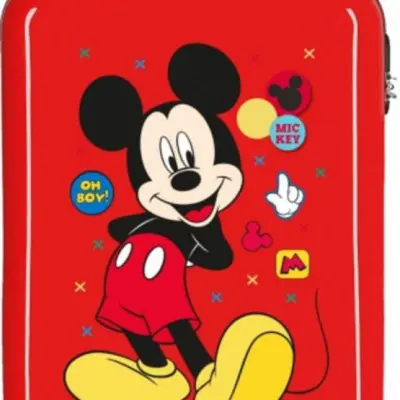 Disney - Resväska - Mickey Mouse Junior 33 Liter Abs Röd