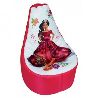 Disney - Sittpuff Elena 67 X 59 X 54 Cm Vit / Röd