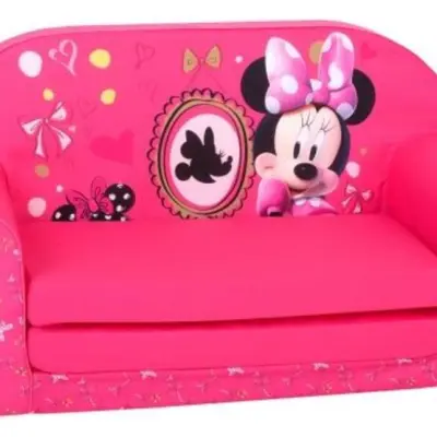 Disney - Soffa Ihopfällbar Minnie Fashion 42 X 77 Cm Cotton Rosa