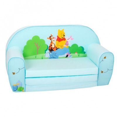 Disney - Soffa Ihopfällbar Winnie 42 X 77 Cm Polycotton Blå