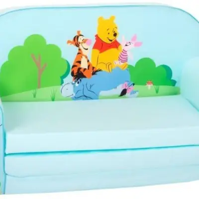 Disney - Soffa Ihopfällbar Winnie 42 X 77 Cm Polycotton Blå