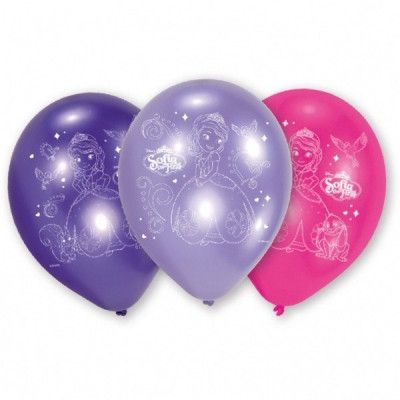 Disney Sofia den första - Ballonger 6-pack 23 cm