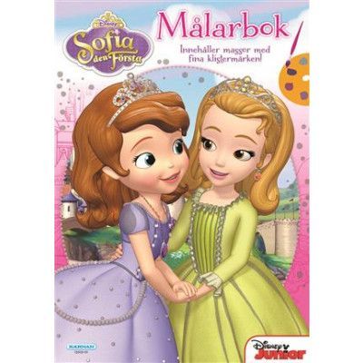 Disney Sofia den Första, Målarbok med Klistermärken