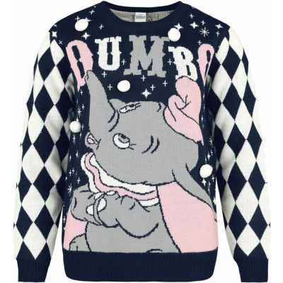 Dumbo - Disney Christmas jumper - Look Up - S L - för Dam - flerfärgad