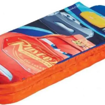 EuroToys Cars - Blixten Mcqueen Luftmadrass Med Sovsäck