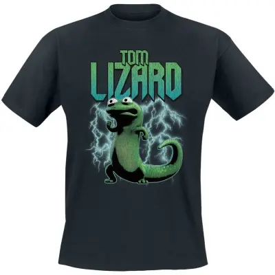 Hoppers - Disney T-shirt - Tom Lizard - Lightning - M 3XL - för Herr - svart