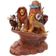 König der Loewen - Disney Samlingsfigurer - Lion King Carved in Stone - för None - flerfärgad