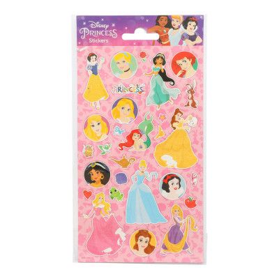 Klistermärken Glitter Disney Prinsessor