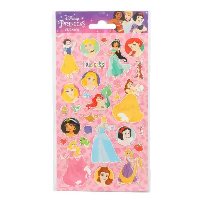 Klistermärken Glitter Disney Prinsessor